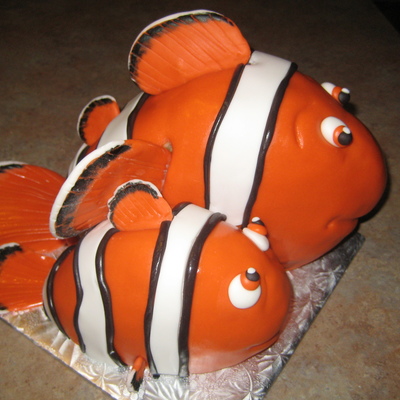 Nemo And His Dad, Marlin. Nemo And His Dad, Marlin.