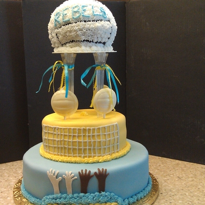 Volleyball Cake Volleyball Cake