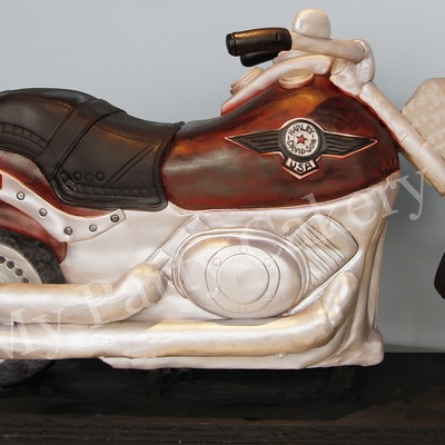 Dimensional Harley Davidson Cake