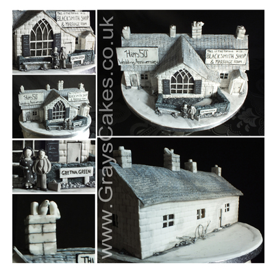 Gretna Green Wedding Anniversary Cake Gretna Green Wedding Anniversary Cake