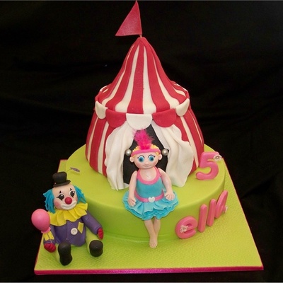5Th Birthday Carnival Cake 5Th Birthday Carnival Cake