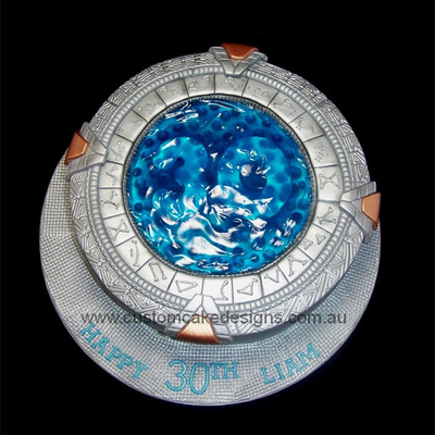 Stargate Portal Cake Stargate Portal Cake