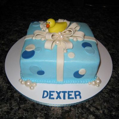 Ducky Baby Shower Giftbox Cake Ducky Baby Shower Giftbox Cake