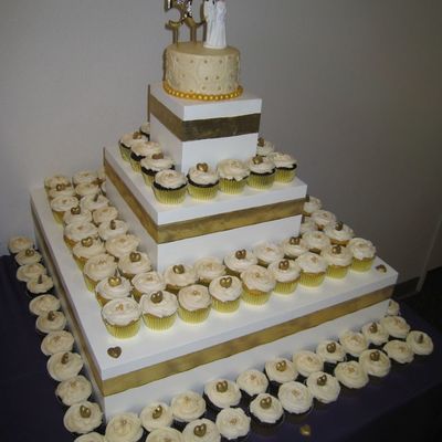 50Th Anniversary Cupcakes/cake 50Th Anniversary Cupcakes/cake
