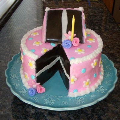 Cake With Slice On Top Cake With Slice On Top