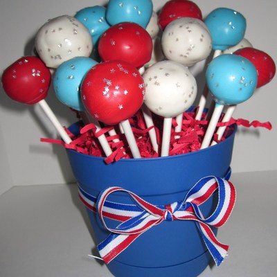 Independence Day Cake Pops Independence Day Cake Pops