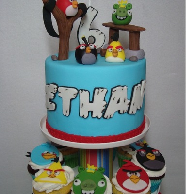 We Celebrated My Grandson Ethans 6Th Birthday Yesterday With An Angry Birds Themed Party 6 Topper Cake With 50 Chocolate And Chocolate Ch We Celebrated My Grandson Ethans 6Th Birthday Yesterday With An Angry Birds Themed Party 6 Topper Cake With 50 Chocolate And Chocolate Ch