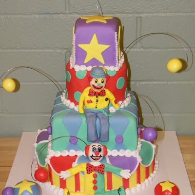 4 Tiered Circus Cake 4 Tiered Circus Cake
