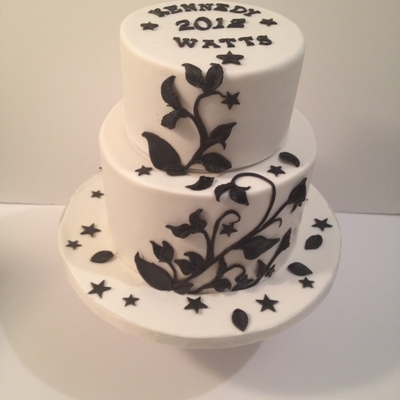 New Year's Theme Cake New Year's Theme Cake