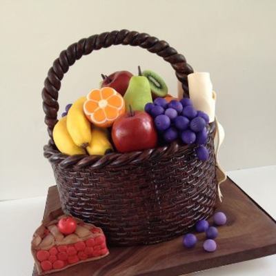 Fruit Basket Cake