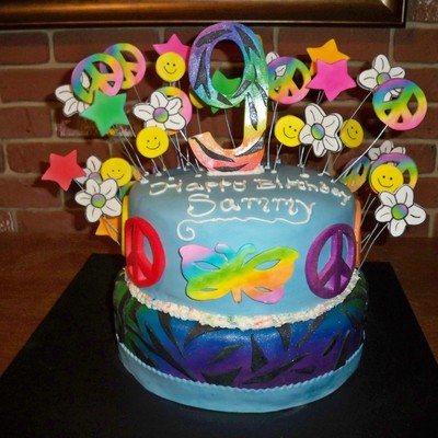 Peace Sign Cake Peace Sign Cake