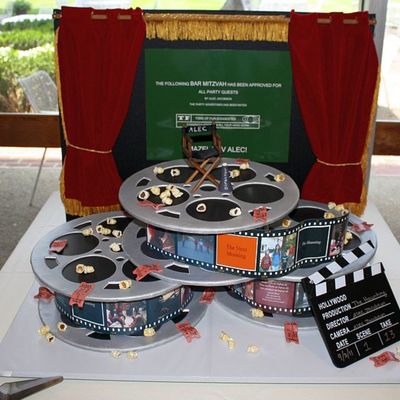 Bar-Mitzvah Cake - Movie Director Theme Bar-Mitzvah Cake - Movie Director Theme