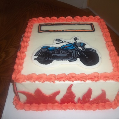Harley Davidson Buttercream Cake Vanialla Cake And Homemade Buttercream Frosting Molding Chocolate Was Used For The Flames Buttercream Harley Davidson Buttercream Cake Vanialla Cake And Homemade Buttercream Frosting Molding Chocolate Was Used For The Flames Buttercream