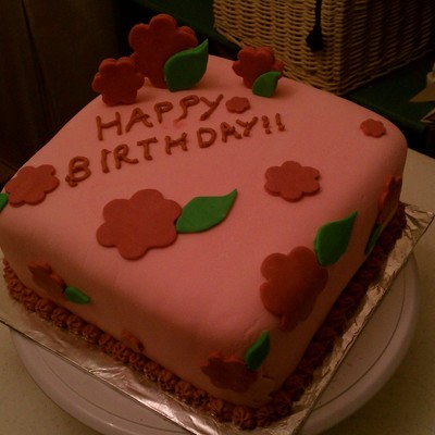 Flowers Birthday Cake Flowers Birthday Cake