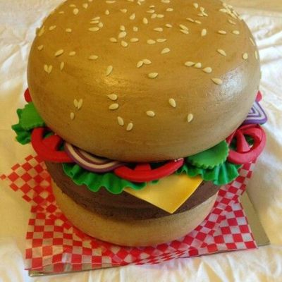 Cheeseburger Cake