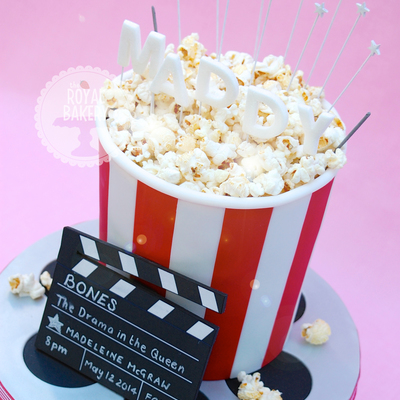 Movie Popcorn Cake Movie Popcorn Cake