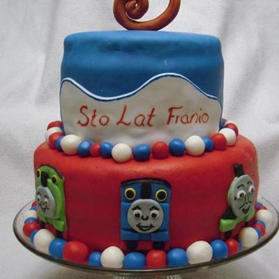 Thomas The Tank Engine Fondant Cake Thomas The Tank Engine Fondant Cake
