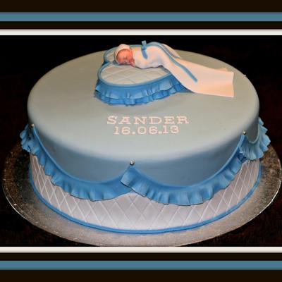 Boy Christening Cake Boy Christening Cake