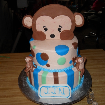 Peek-A-Boo Monkey Cake Peek-A-Boo Monkey Cake