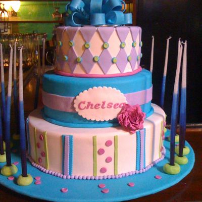 Chelsea's Bat Mitzvah Cake Chelsea's Bat Mitzvah Cake