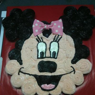 Minnie Mouse Cupcake Cake Minnie Mouse Cupcake Cake