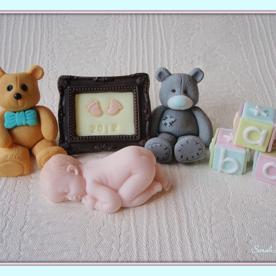 Baby Shower Cupcake Topppers Baby Shower Cupcake Topppers