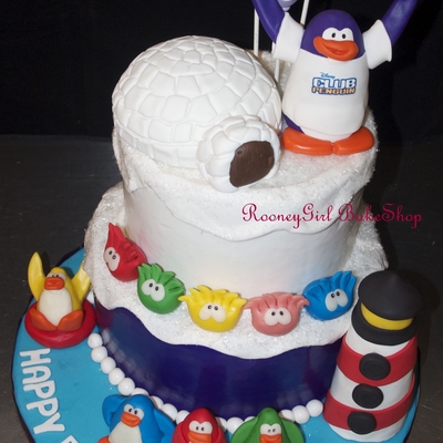 Club Penguin Birthday Cake Club Penguin Birthday Cake