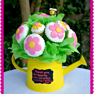 My Very First Cupcake Bouquet Made For My Sons Teacher For The Last Day Of School Vanilla Cupcakes With Vanilla Carmel Buttercream Accent My Very First Cupcake Bouquet Made For My Sons Teacher For The Last Day Of School Vanilla Cupcakes With Vanilla Carmel Buttercream Accent