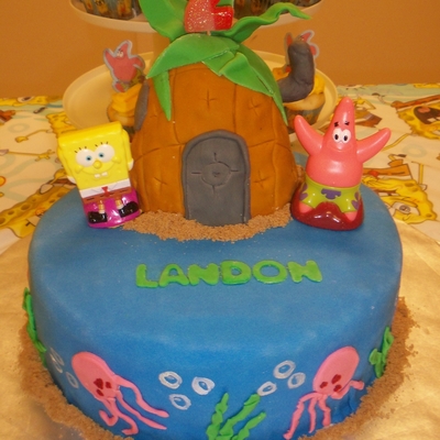 Spongebob Squarepants Birthday Cake Spongebob Squarepants Birthday Cake