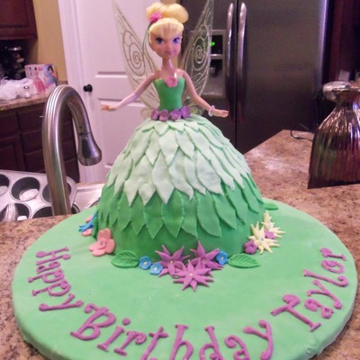 Tinkerbell Birthday Cake Tinkerbell Birthday Cake
