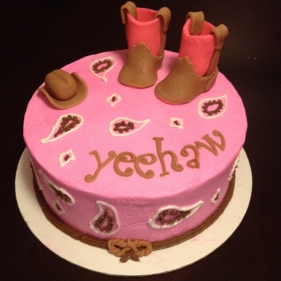 Cowgirl Birthday Cake Cowgirl Birthday Cake