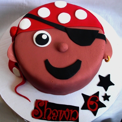 Lil Pirate Face Cake Lil Pirate Face Cake