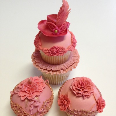 My Fair Lady Cupcakes Inspired By My Current Fascination Of Downton Abbey The Fascinator Topper On The Stacked Cupcakes Is Made Of Mod My Fair Lady Cupcakes Inspired By My Current Fascination Of Downton Abbey The Fascinator Topper On The Stacked Cupcakes Is Made Of Mod