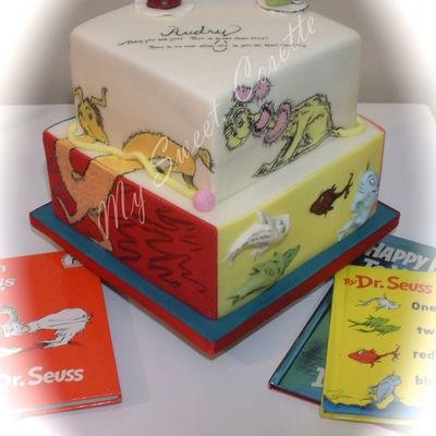 Dr. Seuss 3Rd Birthday Cake