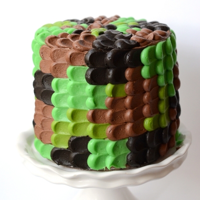 Cookies And Cream Camoflauge Birthday Cake on Cake Central