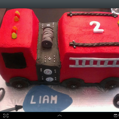 First Fire Truck Cake Had So Much Fun With This One Two 1115 Slab Cakes Cake Covered With Buttercream Icing Ladders Made Of Fondant First Fire Truck Cake Had So Much Fun With This One Two 1115 Slab Cakes Cake Covered With Buttercream Icing Ladders Made Of Fondant