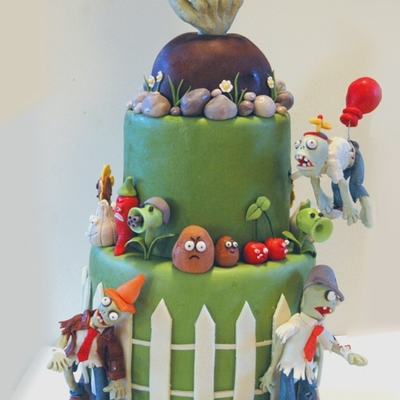 Plants Vs. Zombies Birthday Cake Plants Vs. Zombies Birthday Cake