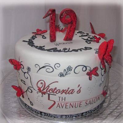 Hairdresser Themed Cake Hairdresser Themed Cake