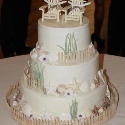 Seashell Wedding Cake Seashell Wedding Cake