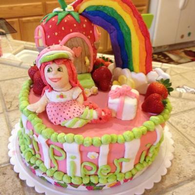 What Could Be Better For A Strawberry Shortcake Birthday Than A Strawberry Cake With Strawberry Frosting This Is A 2 Layer 10 Cake With M What Could Be Better For A Strawberry Shortcake Birthday Than A Strawberry Cake With Strawberry Frosting This Is A 2 Layer 10 Cake With M