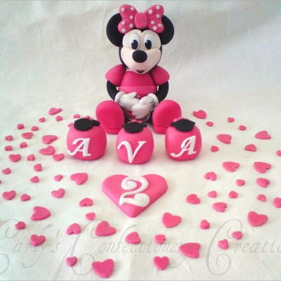 Edible Handcrafted Minnie Mouse Edible Handcrafted Minnie Mouse
