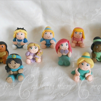 Simple Edible Chunky Baby Disney Princess Cake Toppers Simple Edible Chunky Baby Disney Princess Cake Toppers