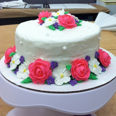 Wilton Class 2 Final Cake Wilton Class 2 Final Cake