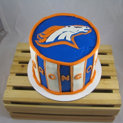 Denver Broncos Cake Denver Broncos Cake