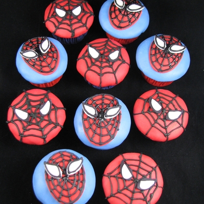 Spiderman Cupcakes Spiderman Cupcakes