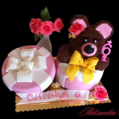 Box With Teddy Bear For Chiara