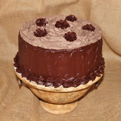 Double Chocolate Cake With Chocolate Ganache Double Chocolate Cake With Chocolate Ganache