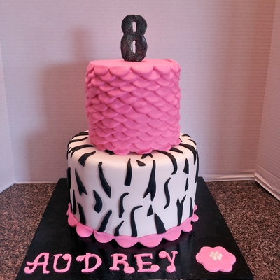 Pink Ruffle And Zebra Pink Ruffle And Zebra