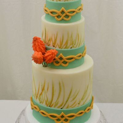 This Cake Was Inspired By My Recent Trip To Ireland So Many Beautiful Flowers I Hope To Get The Opportunity To Make Many Of Them I Dont on Cake Central