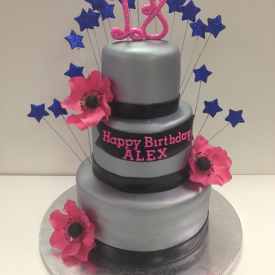We Have Yet To Invest In A Nice Camera So I Had To Make Do This Was A Fun Three Tier Cake To Complete Covered In Fondant I Did Advise My We Have Yet To Invest In A Nice Camera So I Had To Make Do This Was A Fun Three Tier Cake To Complete Covered In Fondant I Did Advise My